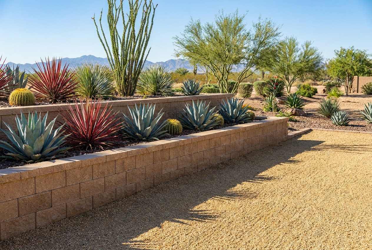 Retaining Walls & Planters in Buckeye AZ